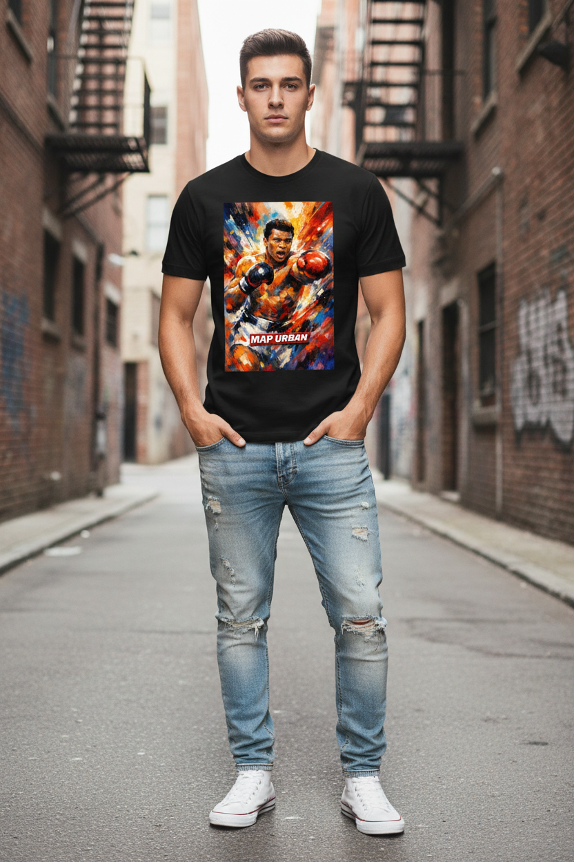MAP URBAN Boxing Legend Tee with Artwork