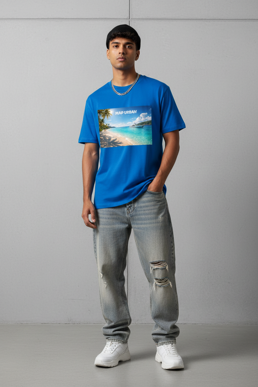 Sailing Tee Blue